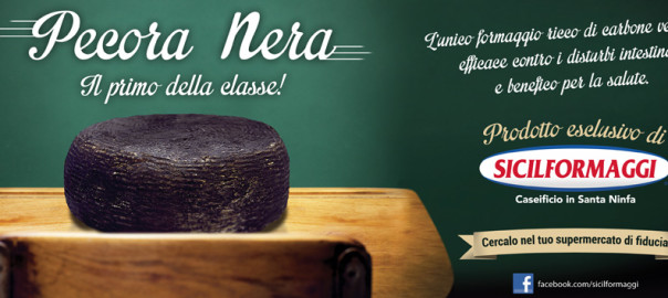 In commercio “Pecora Nera” il primo formaggio alternativo al carbone vegetale