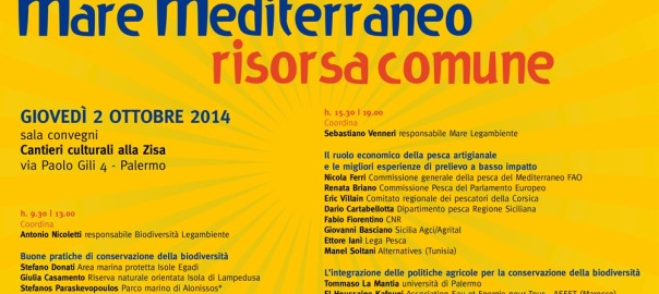 Convegno internazionale “Mare Mediterraneo, risorsa comune”