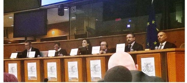 Al convegno di Bruxelles per un no alle trivelle nel Mediterraneo