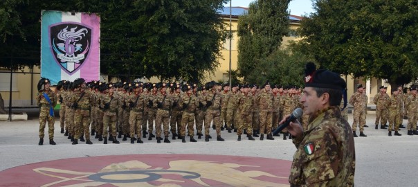 Il Comandante del 2° Comando delle Forze di Difesa incontra il 6° Reggimento Bersaglieri di Trapani