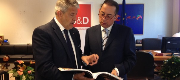 Tumbiolo a Bruxelles incontra il Presidente del Gruppo Socialisti e  Democratici del Parlamento Europeo on.le Gianni Pittella