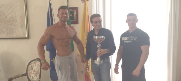 Il Sindaco incontra il campione regionale di body building Filippo Vaiana
