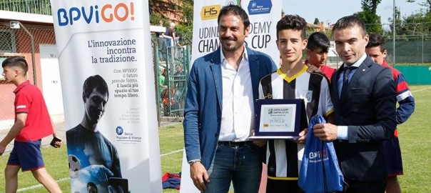Francesco Giambanco ad Udine per una settimana di allenamenti nella società bianconera friulana