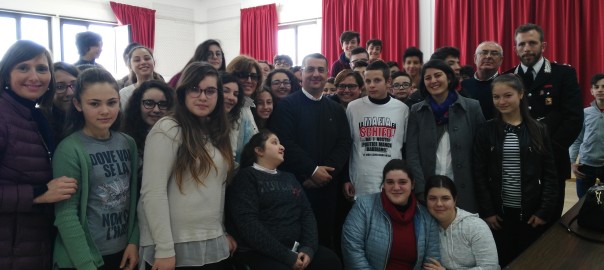 Percorso legalità: a Petrosino una conferenza con gli alunni dell’Istituto scolastico “Nosengo”