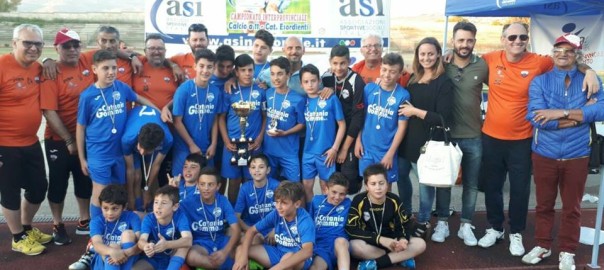 Gli esordienti della scuola calcio Belice Sport Partanna vincono il Campionato Interprovinciale ASI Agrigento di calcio a 11
