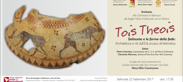 Apre a Selinunte il Museo di Baglio Florio con la mostra Thois Theiois