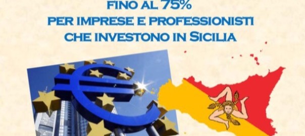 Contributi a fondo perduto fino al 75% destinati a imprese e professionisti che investono in Sicilia