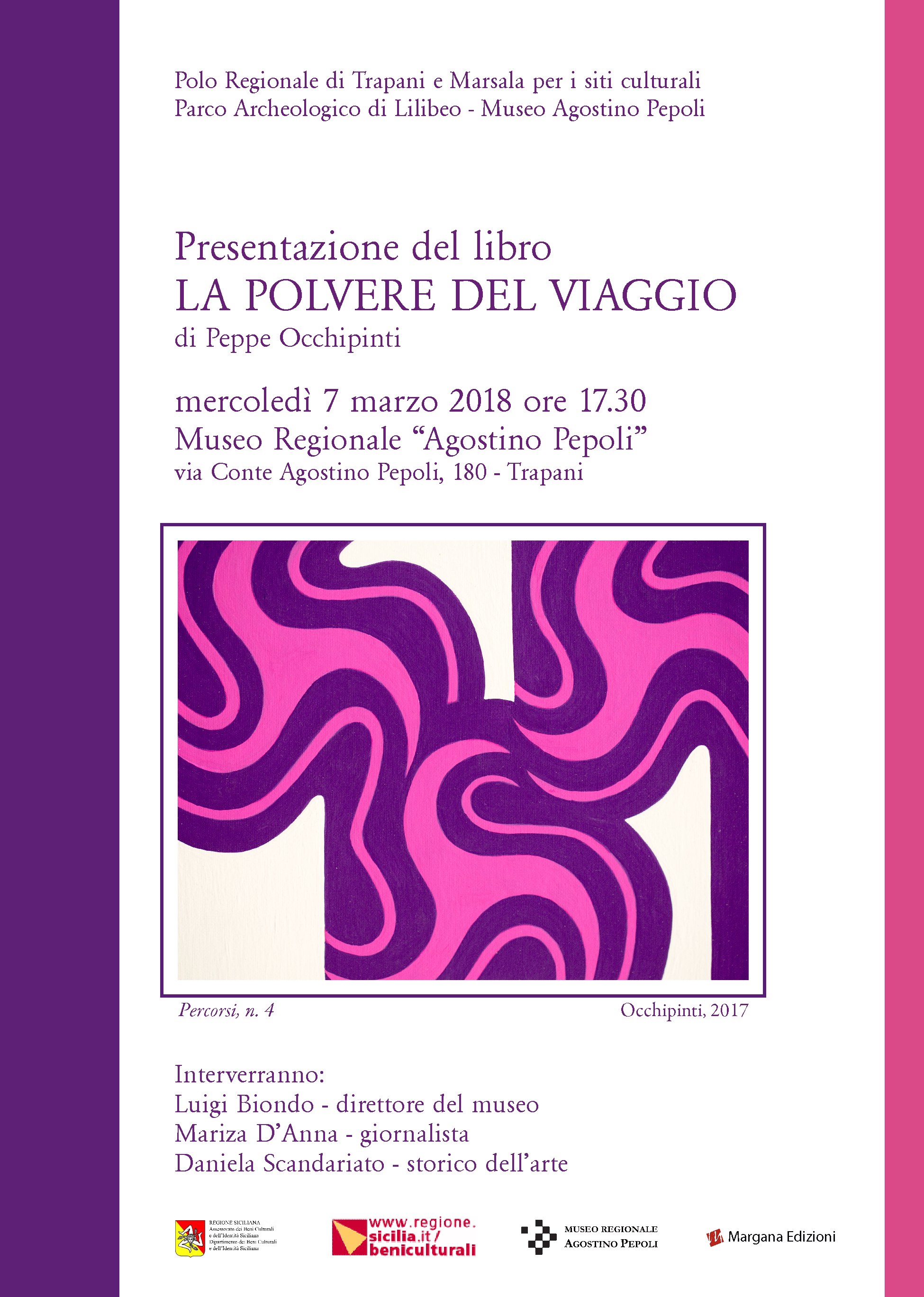 Presentazione del libro ”La polvere del viaggio” di Peppe Occhipinti