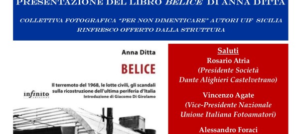 Presentazione del libro “Belice”