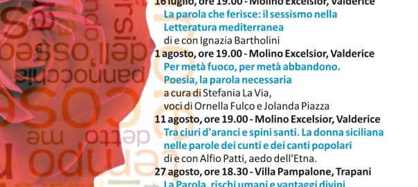 Terrazza d’Autore, “Voci, racconti, suggestioni al calar del sole” a cura di Ornella Fulco e Stefania La Via. 13ª edizione