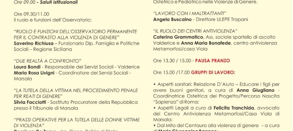 Violenza di Genere: il 6 giugno un convegno multidisciplinare a Valderice