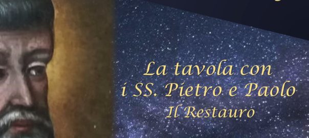 Museo sotto le stelle 2019. Il restauro della tavola dipinta con i SS. Pietro e Paolo