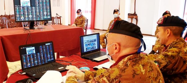   I Bersaglieri della Brigata “Aosta” avviano a Trapani videoconferenze con le scuole nell’ambito dei progetti di insegnamento a distanza