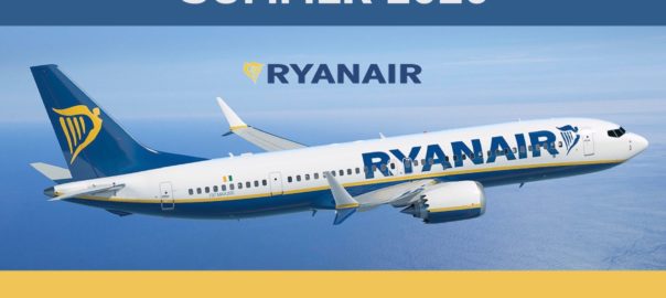 Ryanair riprende i collegamenti da e per l’aeroporto di Trapani con 4 rotte per l’estate 2020