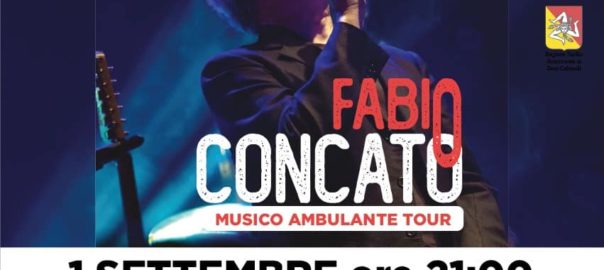 Mercoledì 1° settembre Fabio Concato in concerto a Partanna