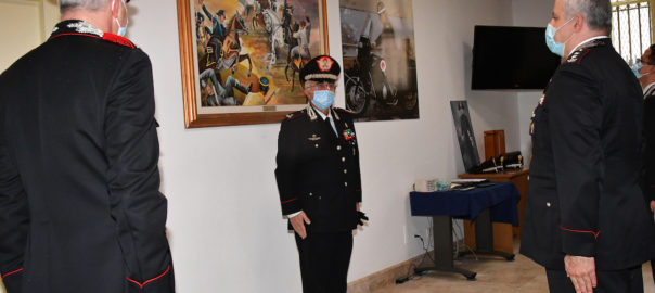 Visita del Generale di Brigata Rosario Castello, Comandante della Legione Carabinieri Sicilia
