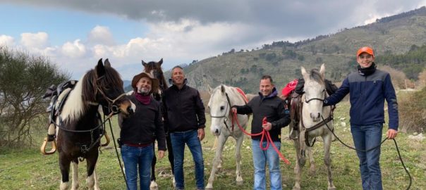 Trekking a cavallo lungo i sentieri del Parco dei Monti Sicani per i Cavalieri del Grifo