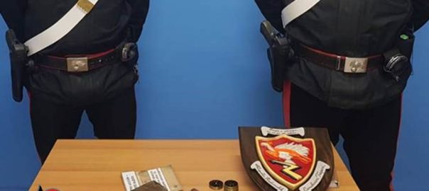 Ancora un arresto per droga dei carabinieri. In manette un 21enne con 200 gr. di hashish