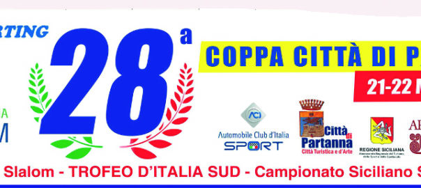 28^ Coppa Città di Partanna Gara Automobilistica Nazionale Slalom valida – Trofeo d’Italia Sud Campionato Siciliano Slalom
