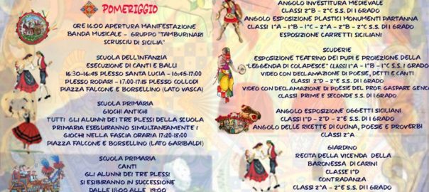 Progetto curricolare “Tradizioni e folklore in Sicilia: Lu ballu, lu cantu e lu cuntu!”