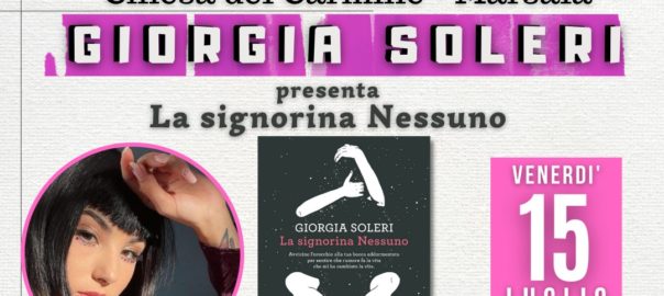 Presentazione del libro della modella e influencer Giorgia Soleri “La signorina Nessuno”