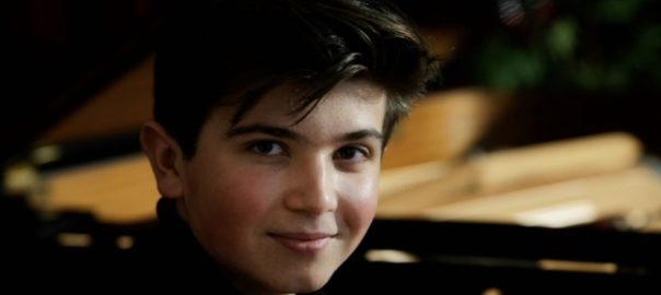 Esibizione del giovanissimo pianista Alessandri