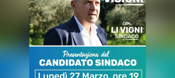 Presentazione alla cittadinanza e agli organi di stampa del candidato sindaco Francesco Li Vigni