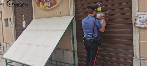 Carabinieri sequestrano attività commerciale riconducible ad esponente della locale famiglia mafiosa