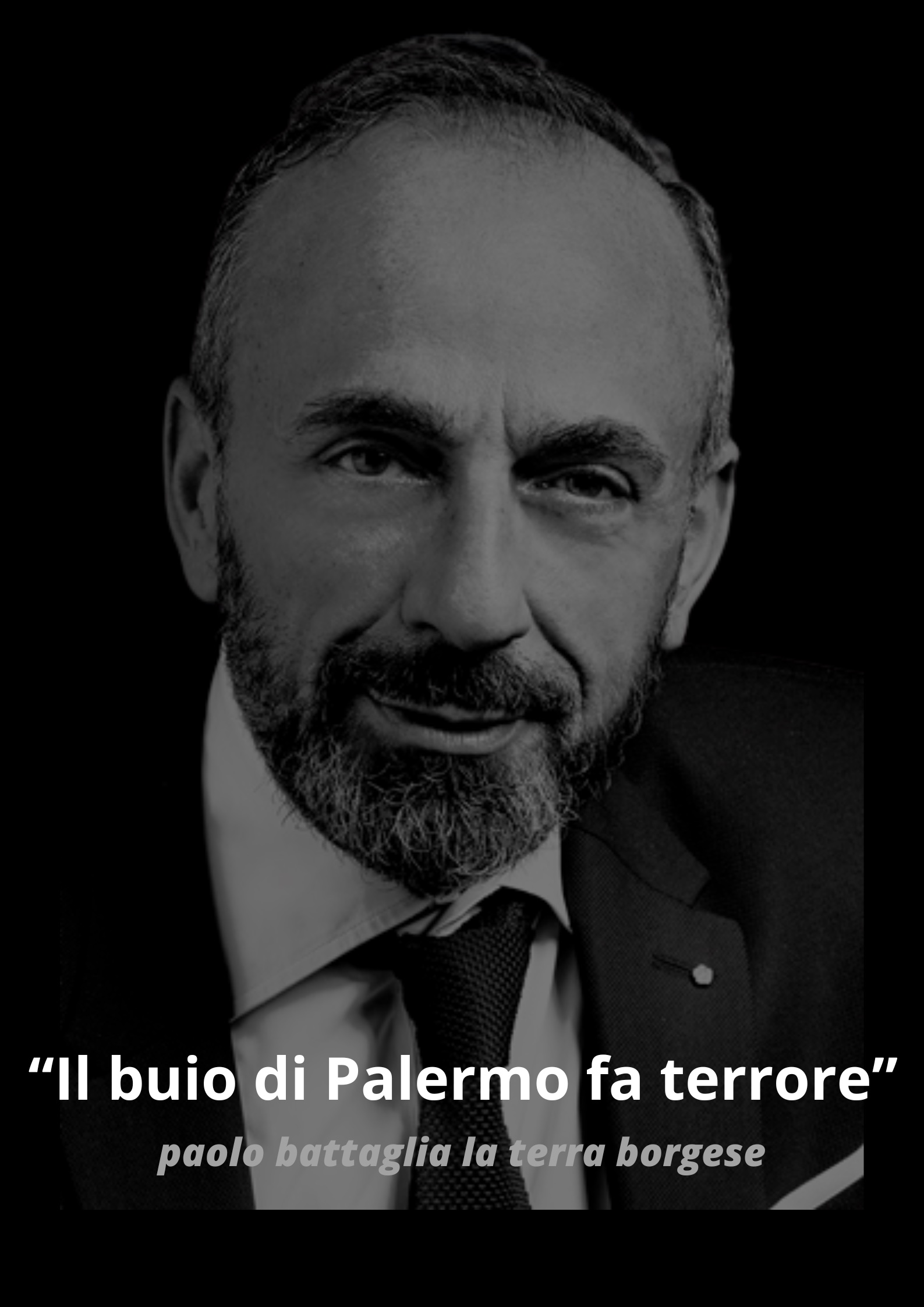 La denuncia di Battaglia La Terra Borgese: “Il buio di Palermo fa terrore”