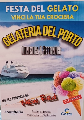 Festa del Gelato alla Gelateria del Porto di Marinella