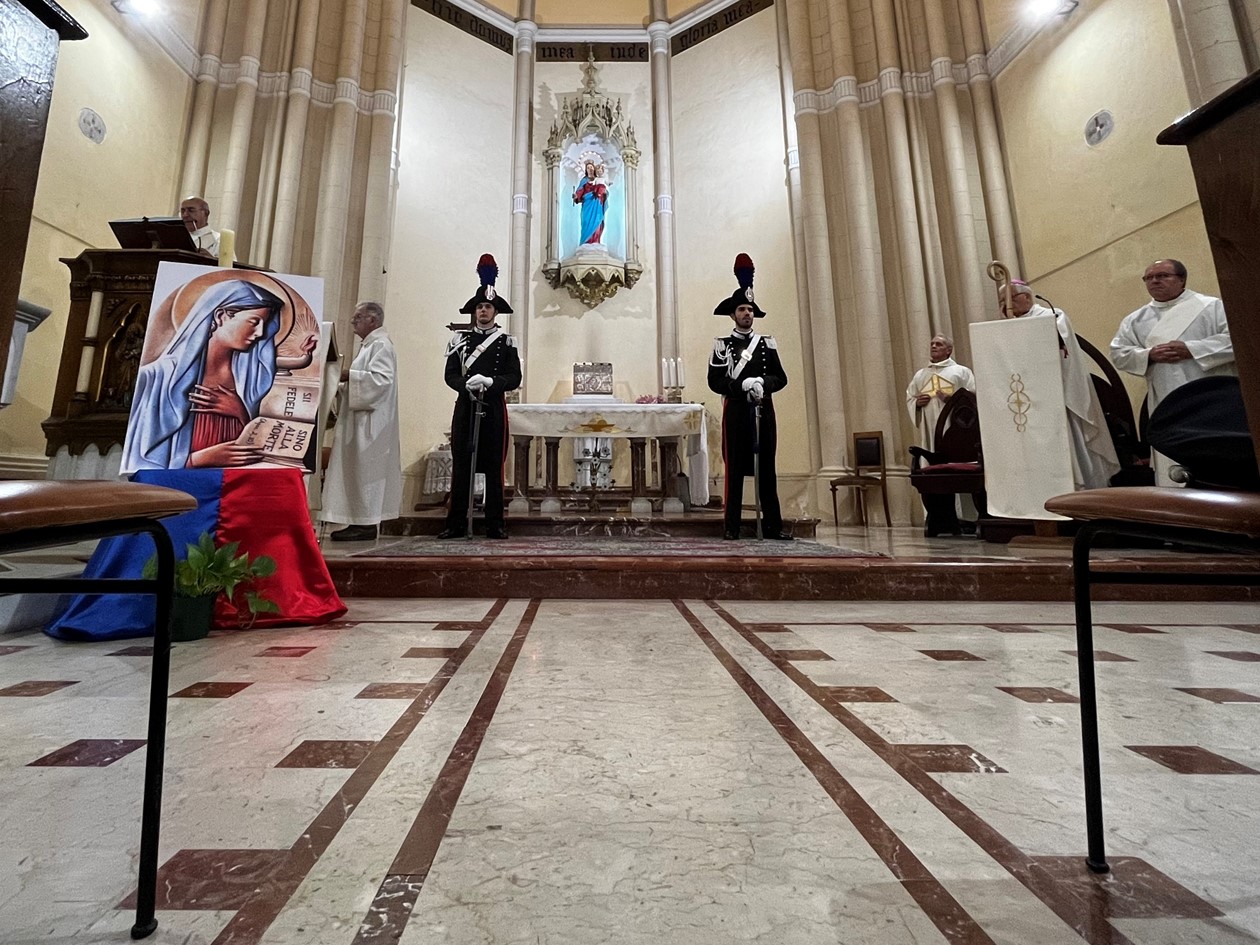 Celebrazioni della Virgo Fidelis, patrona dell’Arma dei Carabinieri, dell’82° anniversario della “Battaglia di Culqualber” e della “Giornata dell’orfano”