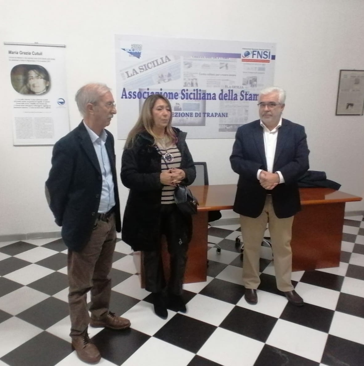 Inaugurata da Assostampa Trapani la mostra sui giornalisti siciliani assassinati