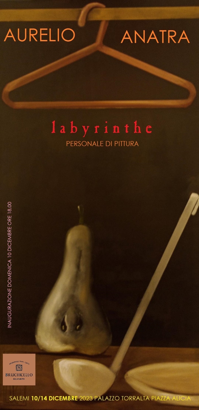 Personale di pittura dell’artista Aurelio Anatra a Palazzo Torralta di Salemi dal 10 al 14 dicembre