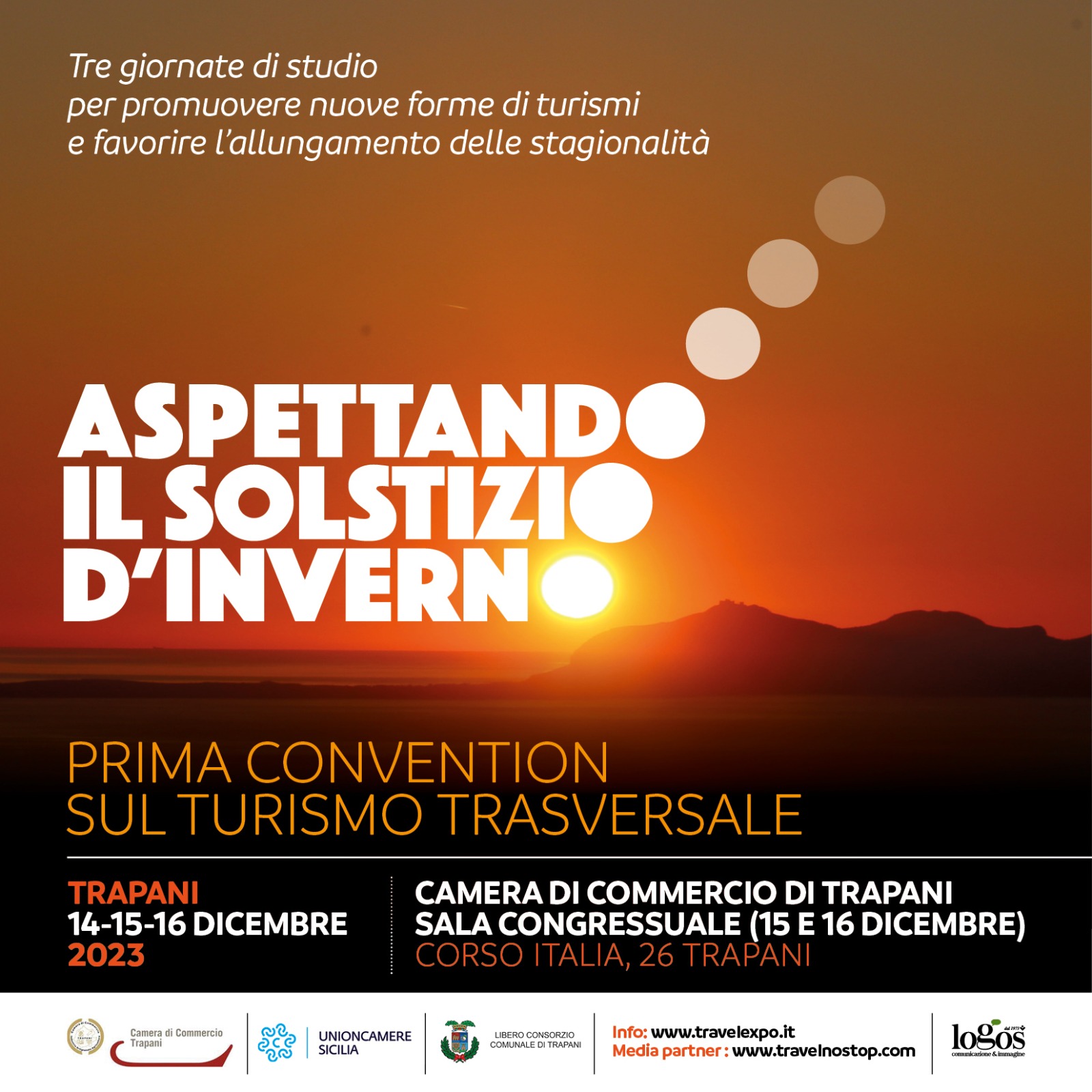 La provincia di Trapani il 15 e 16, per una stagione di 365 giorni, lancia il progetto turistico  “Aspettando il solstizio d’inverno”