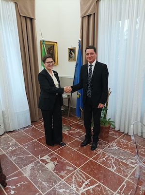 Il Prefetto di Trapani riceve in visita il Console di Tunisia a Palermo