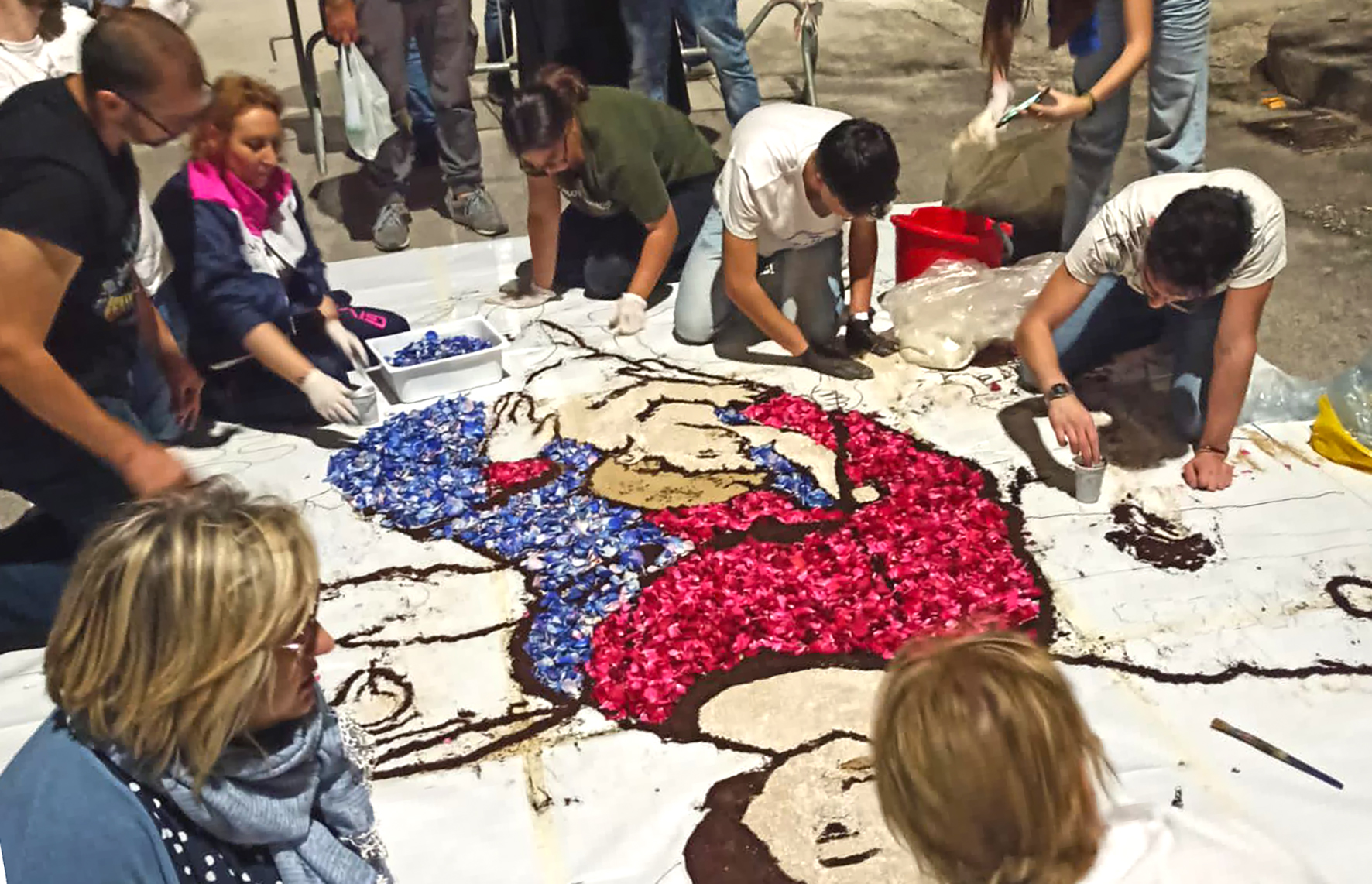 Torna l’infiorata a Partanna con le comunita’ parrocchiali
