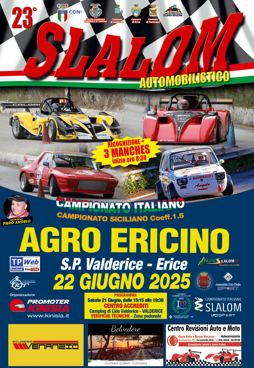 23° Slalom Automobilistico dell’Agro Ericino