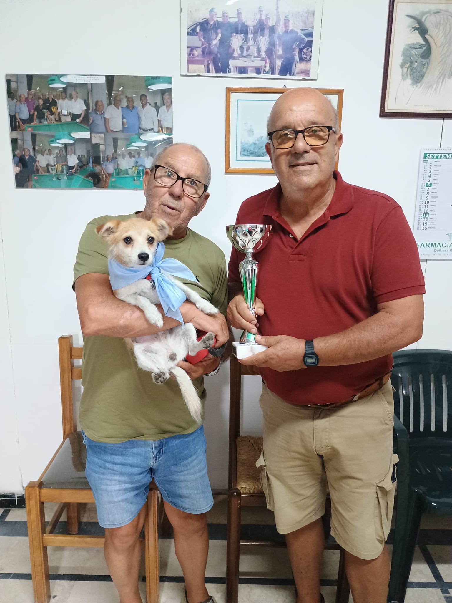 Il cane Lulu’ vince il primo premio della Mostra Canina di Partanna