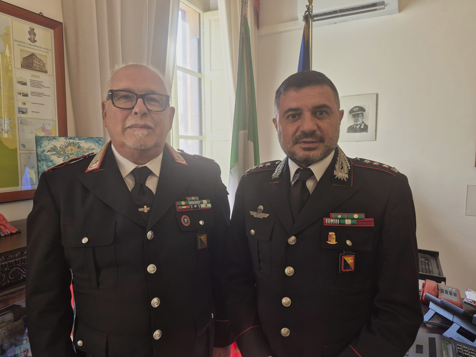 Il Luogotenente Salvatore Lo Faro lascia il comando della Stazione dei Carabinieri di Alcamo