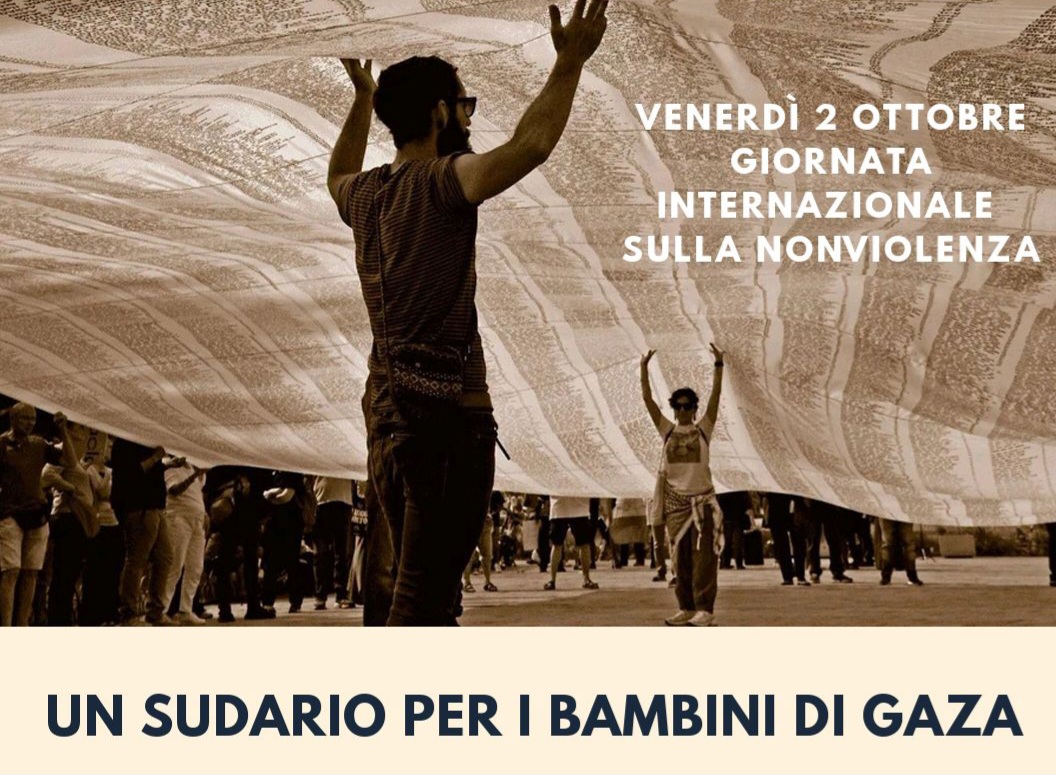 Un sudario per i bambini di Gaza, otto scuole di Palermo il 2 ottobre promuovono un corteo