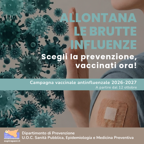 Al via la campagna vaccinale antinfluenzale dell’ASP Trapani