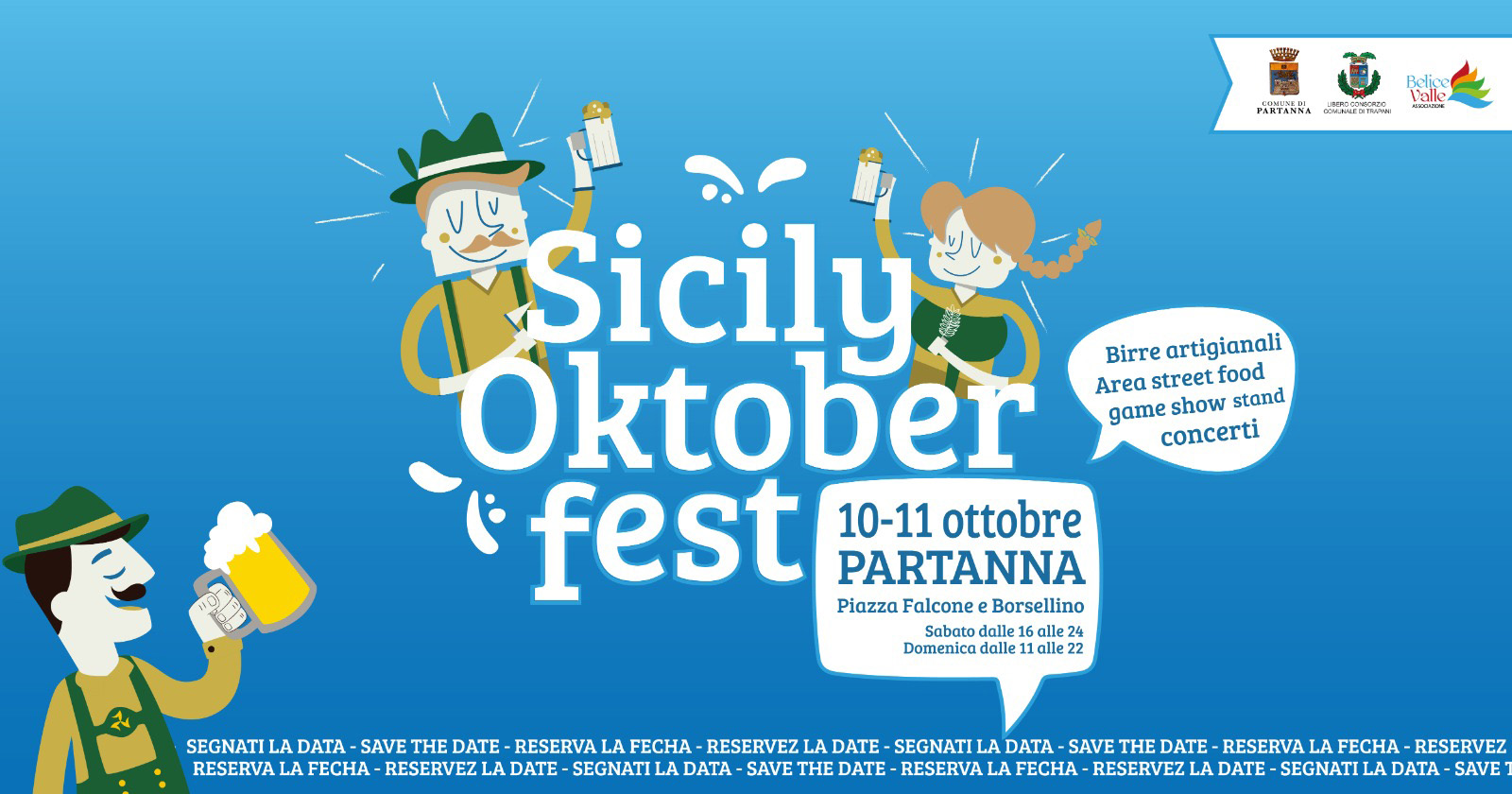 A Partanna primo Sicily Oktober Fest in programma il 10 e 11 ottobre