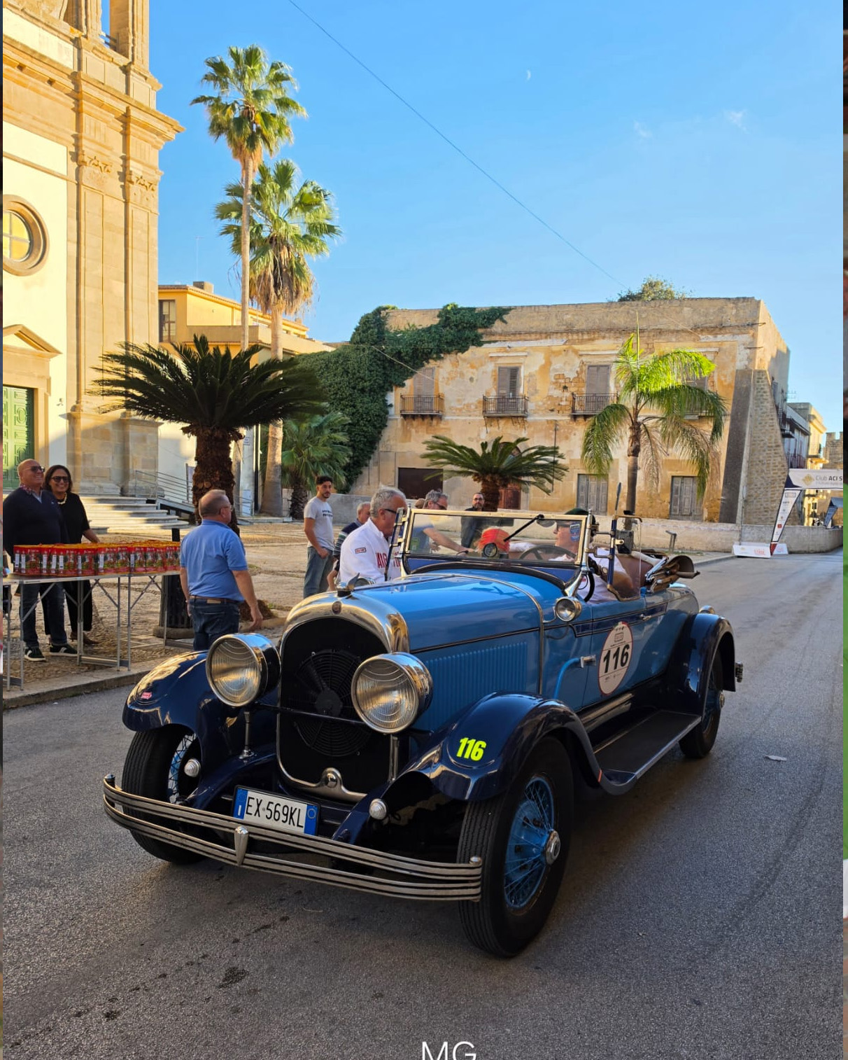 La Targa Florio, nella sua tappa trapanese, è arrivata anche a Partanna